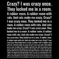 Crazy I Was Crazy Once Meme Apron