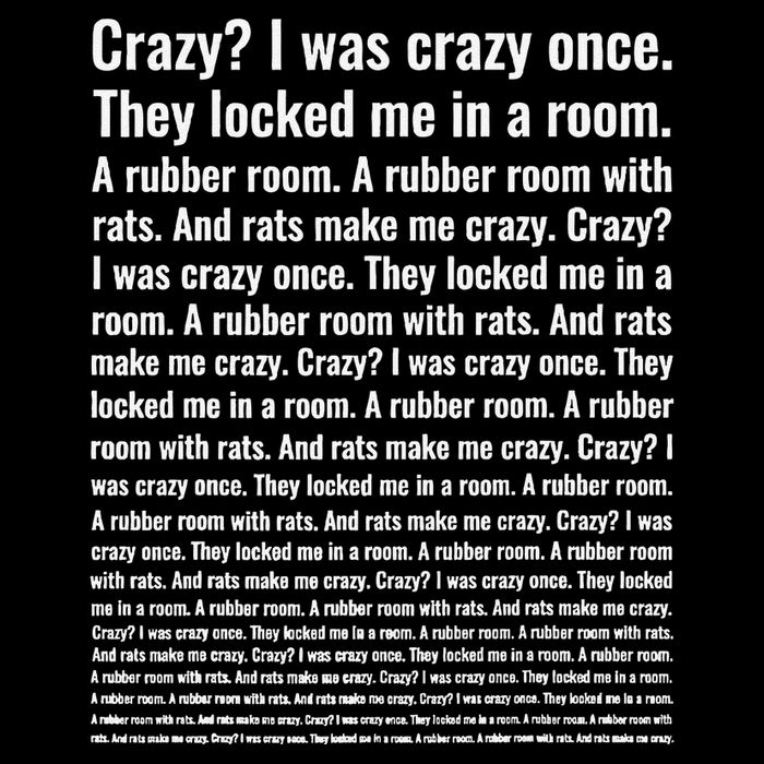 Crazy I Was Crazy Once Meme Apron
