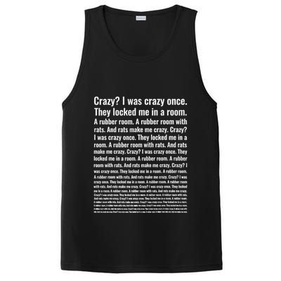 Crazy I Was Crazy Once Meme PosiCharge Competitor Tank