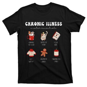 Chronic Illness Warrior Invisible Illness Christmas Support T-Shirt