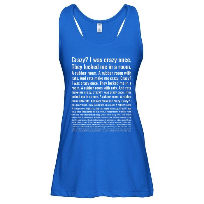 Crazy I Was Crazy Once Meme Ladies Essential Flowy Tank