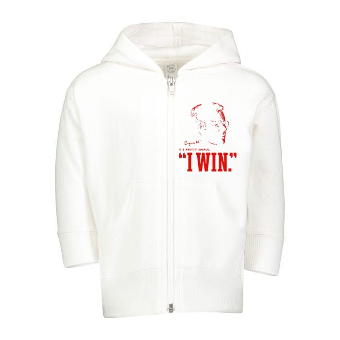 C.I.G.N.E.T.T.I I Win Coach Cig Toddler Zip Fleece Hoodie