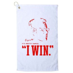 C.I.G.N.E.T.T.I I Win Coach Cig Platinum Collection Golf Towel