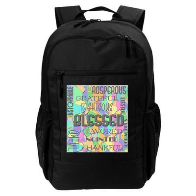 Christian Inspirational Word Collage Backpack