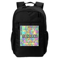 Christian Inspirational Word Collage Backpack