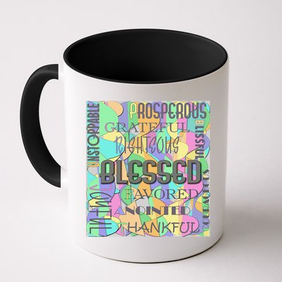Christian Inspirational Word Collage Mug