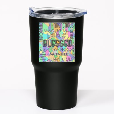 Christian Inspirational Word Collage Tumbler