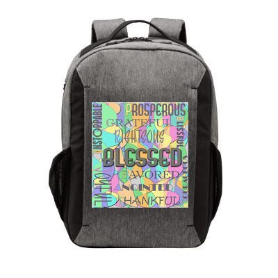 Christian Inspirational Word Collage Vector Backpack