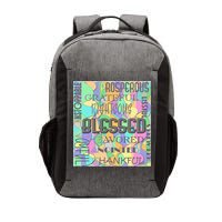 Christian Inspirational Word Collage Vector Backpack
