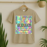 Christian Inspirational Word Collage T-Shirt