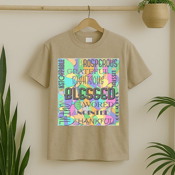 Christian Inspirational Word Collage T-Shirt