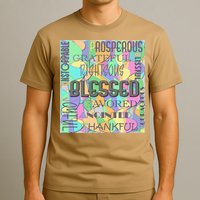 Christian Inspirational Word Collage T-Shirt