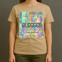 Christian Inspirational Word Collage T-Shirt