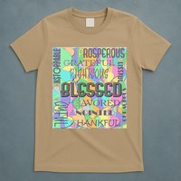 Christian Inspirational Word Collage T-Shirt