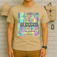 Christian Inspirational Word Collage T-Shirt