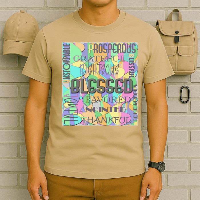 Christian Inspirational Word Collage T-Shirt