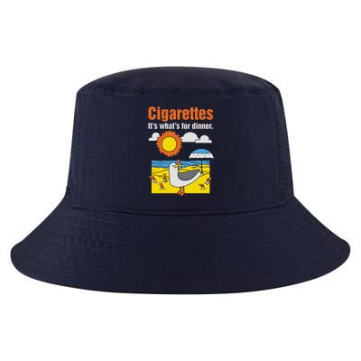 Cigarettes It’S What’S For Dinner Cool Comfort Performance Bucket Hat