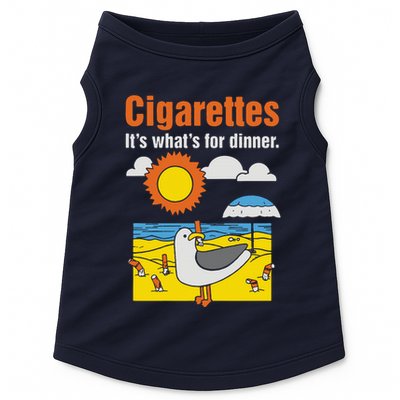 Cigarettes It’S What’S For Dinner Doggie Tank