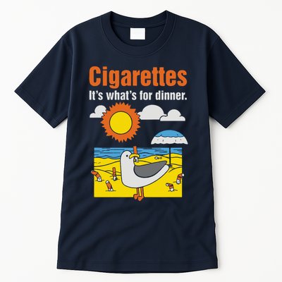 Cigarettes It’S What’S For Dinner Tall T-Shirt
