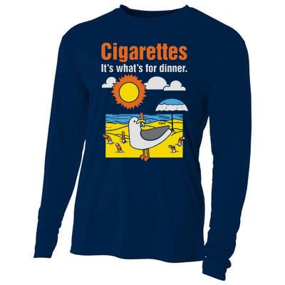 Cigarettes It’S What’S For Dinner Cooling Performance Long Sleeve Crew