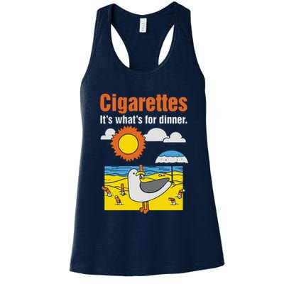 Cigarettes It’S What’S For Dinner Womens Tank Top