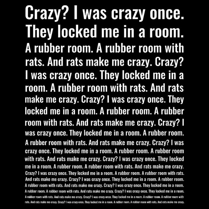 Crazy? I Was Crazy Once. Funny Trending Meme Toddler T-Shirt