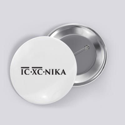 Christian Ic Xc Nika Eastern Orthodox Button