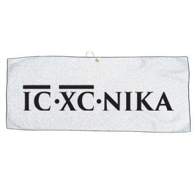 Christian Ic Xc Nika Eastern Orthodox Large Microfiber Waffle Golf Towel