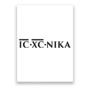 Christian Ic Xc Nika Eastern Orthodox Poster