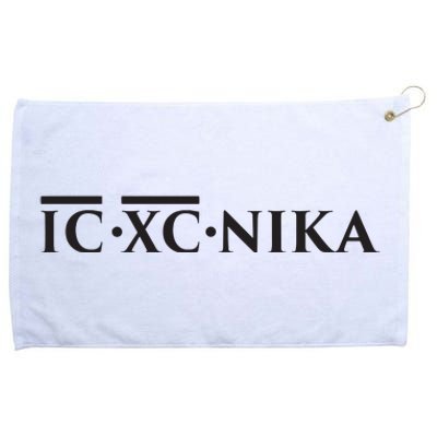 Christian Ic Xc Nika Eastern Orthodox Grommeted Golf Towel