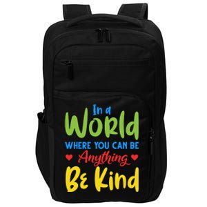 Cute If You Can Be Anything Be Kind Autism Awareness Cool Gift Impact Tech Backpack