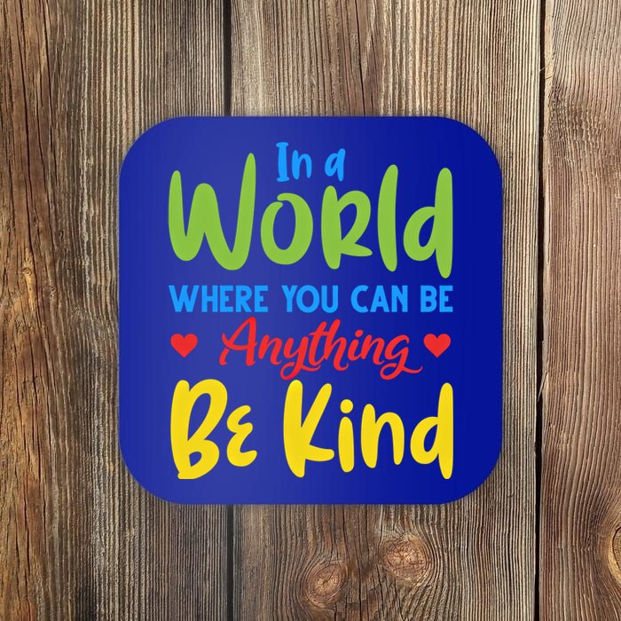 Cute If You Can Be Anything Be Kind Autism Awareness Cool Gift Coaster