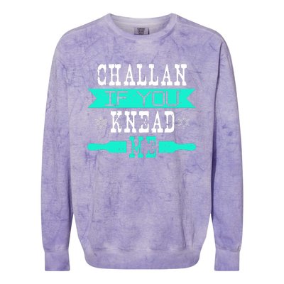 Challan If You Knead Me Colorblast Crewneck Sweatshirt