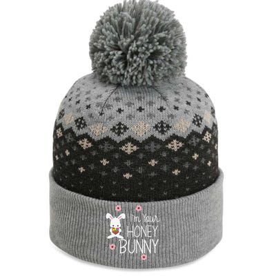 Cute I'm Your Honey Bunny Easter Love Rabbit The Baniff Cuffed Pom Beanie