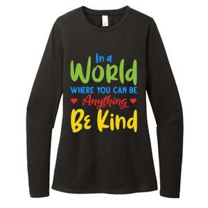 Cute If You Can Be Anything Be Kind Autism Awareness Gift Womens CVC Long Sleeve Shirt