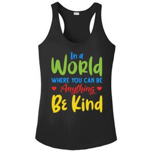 Cute If You Can Be Anything Be Kind Autism Awareness Gift Ladies PosiCharge Competitor Racerback Tank