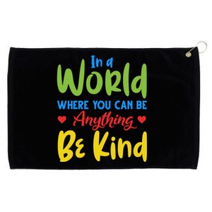 Cute If You Can Be Anything Be Kind Autism Awareness Gift Grommeted Golf Towel