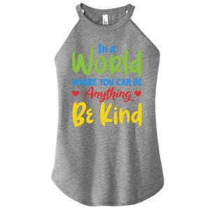 Cute If You Can Be Anything Be Kind Autism Awareness Gift Women's Perfect Tri Rocker Tank