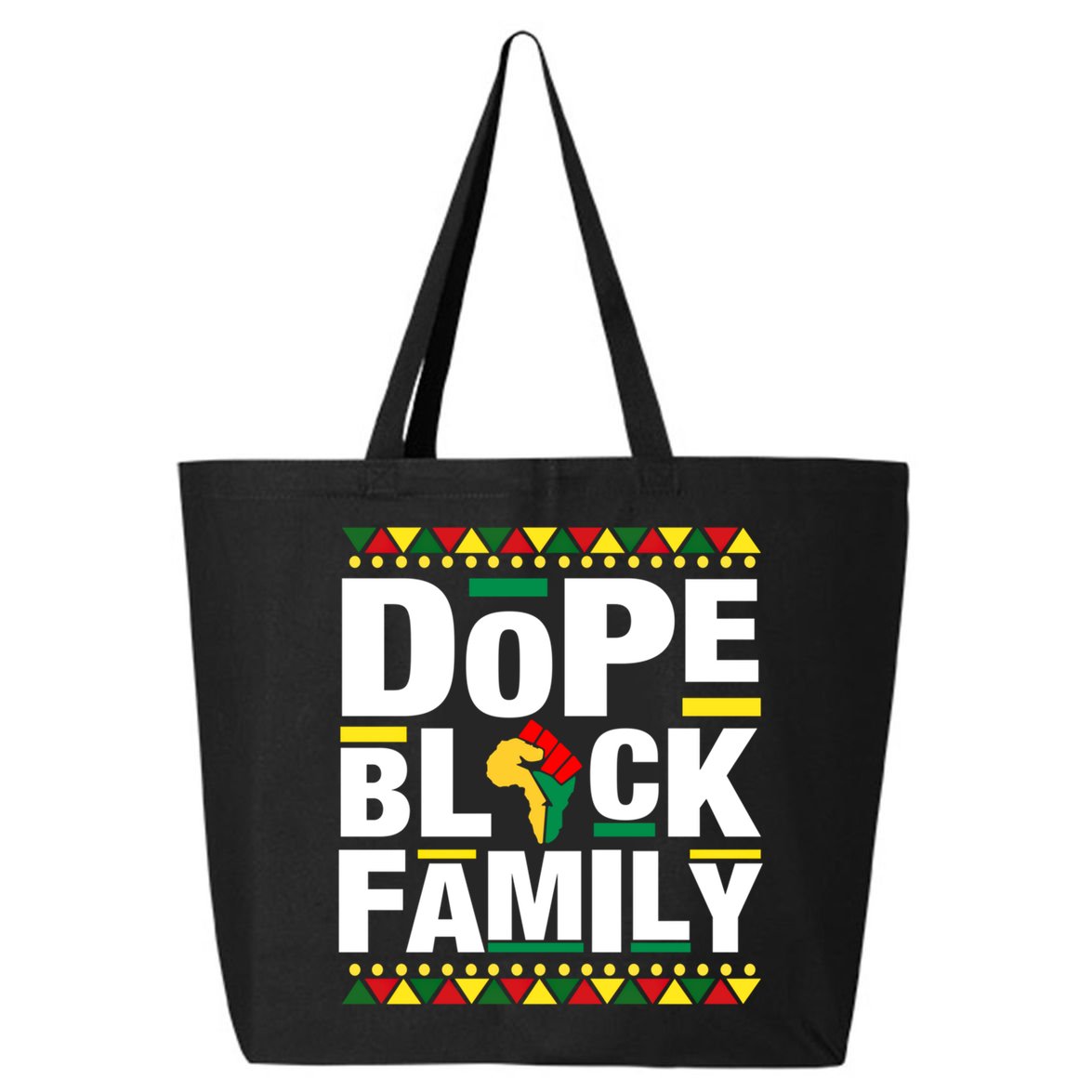 Celebrate Juneteenth 1865 Family Matching Dope Black Family Funny Gift 25L Jumbo Tote