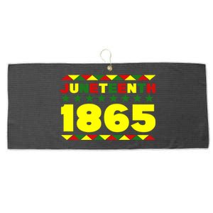 Celebrate Juneteeth 1865 African Black Freedom Gift Large Microfiber Waffle Golf Towel