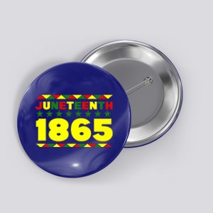 Celebrate Juneteeth 1865 African Black Freedom Gift Button