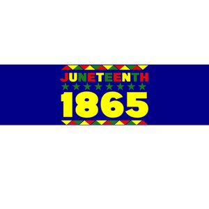 Celebrate Juneteeth 1865 African Black Freedom Gift Bumper Sticker