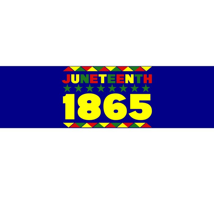 Celebrate Juneteeth 1865 African Black Freedom Gift Bumper Sticker