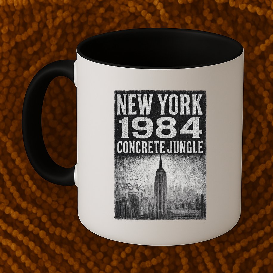 Concrete Jungle 1984 New York Mug