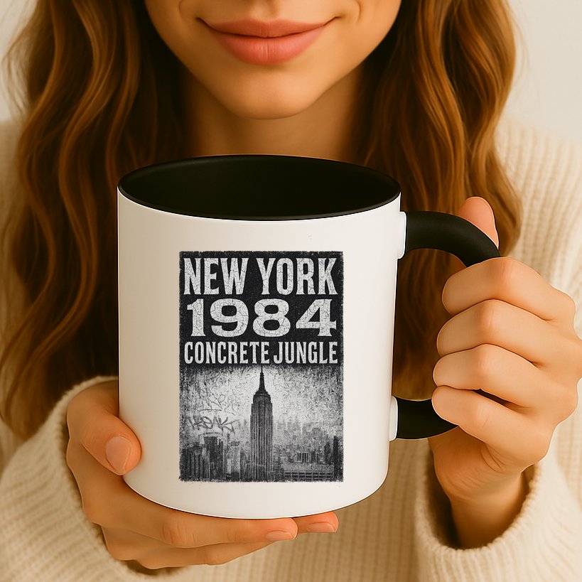 Concrete Jungle 1984 New York Mug