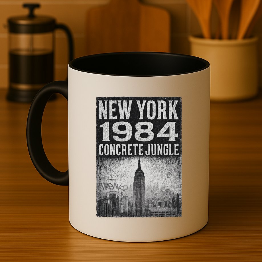 Concrete Jungle 1984 New York Mug