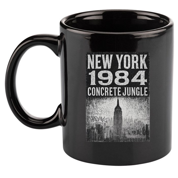 Concrete Jungle 1984 New York 11oz C Handle Ceramic Mug