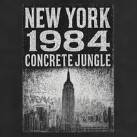 Concrete Jungle 1984 New York 11oz C Handle Ceramic Mug