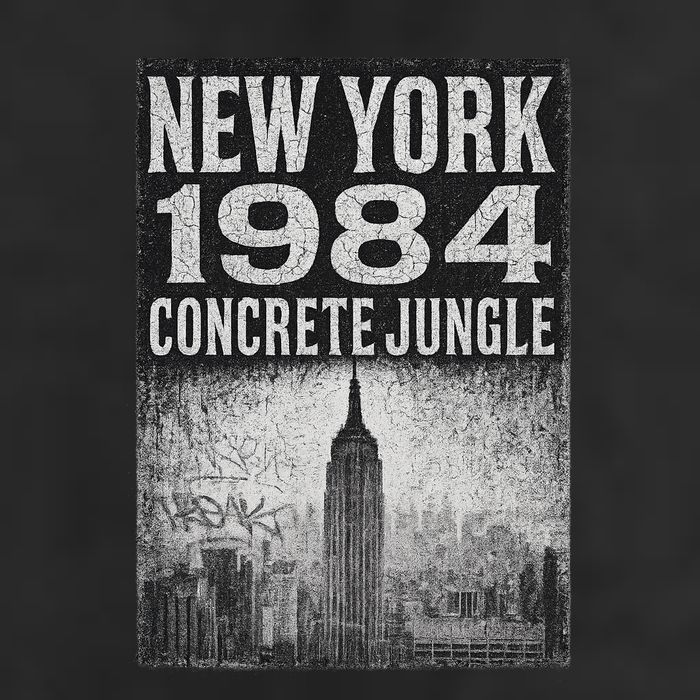 Concrete Jungle 1984 New York 11oz C Handle Ceramic Mug