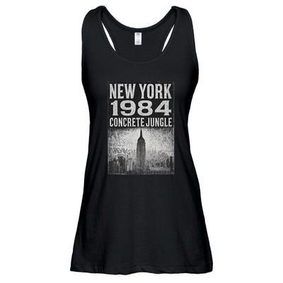 Concrete Jungle 1984 New York Ladies Essential Flowy Tank